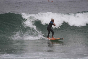 Surf lessons: in Arpoador in Ipanema.