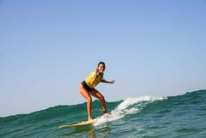 Surf lessons: in Arpoador in Ipanema.