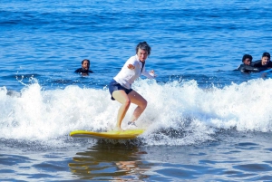 Surf lessons: in Arpoador in Ipanema.