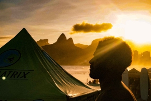Surf lessons: in Arpoador in Ipanema.