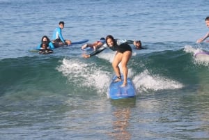 Surf lessons: in Arpoador in Ipanema.