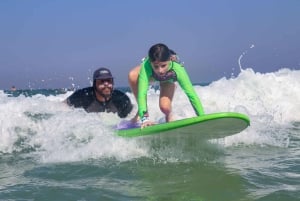 Surf lessons: in Arpoador in Ipanema.