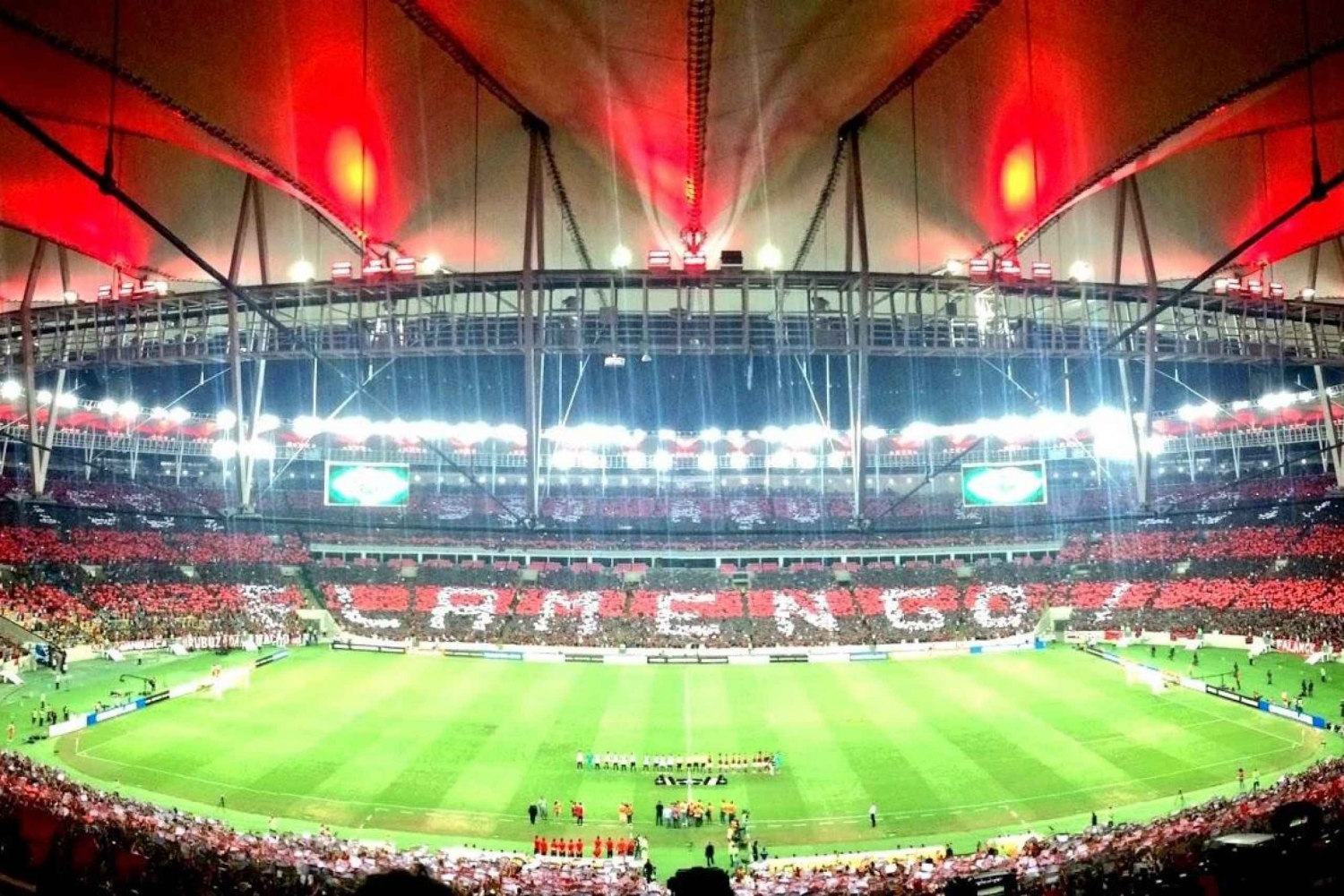 Soccer match maracanã stadium with biggest teams in Rio