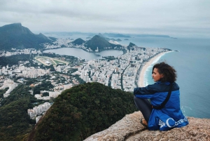 Trail with the most incredible view of Rio de Janeiro at Morro Dois Irmãos