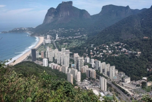 Trail with the most incredible view of Rio de Janeiro at Morro Dois Irmãos