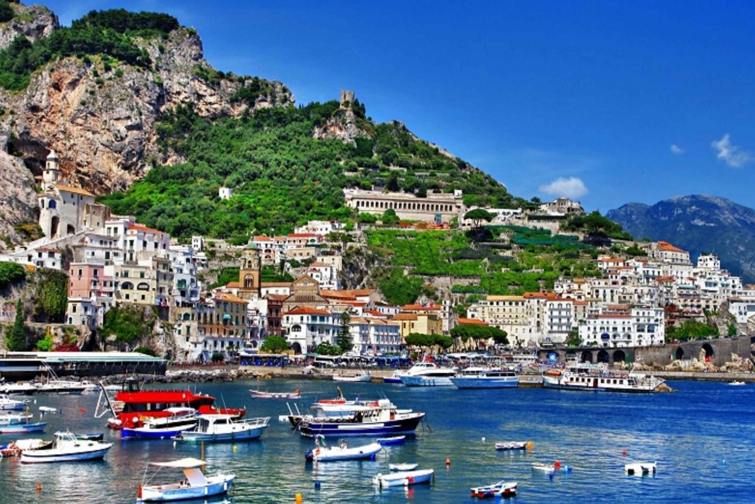 Amalfi Coast and Pompeii Full-Day from Rome, Private Group