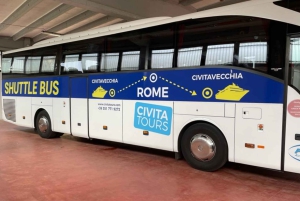 Civitavecchia: Traslado del Puerto de Cruceros a la Estación Termini de Roma