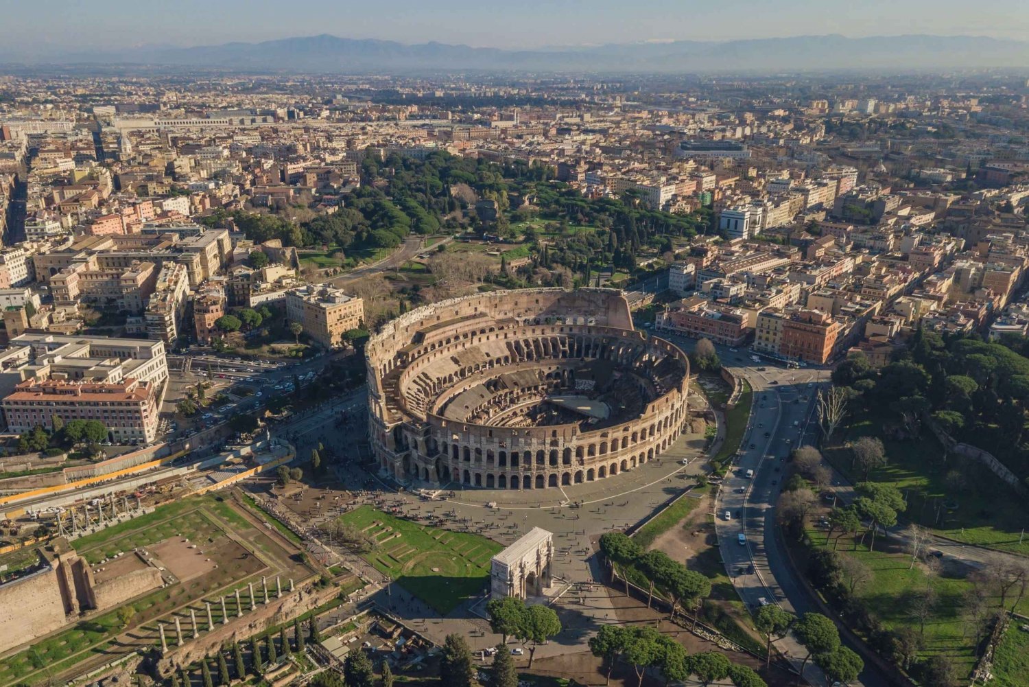 Rom: Colosseum, Forum Romanum og Palatinerhøjen med e-bog