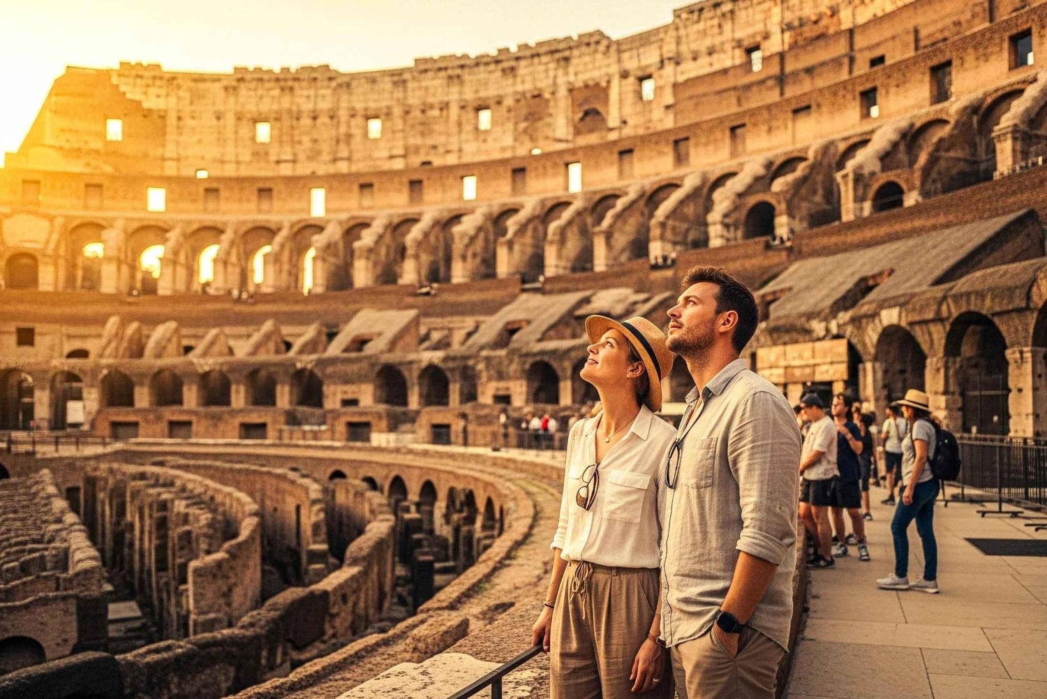 Colosseum at Golden Hour: Guided Tour with Arena Floor