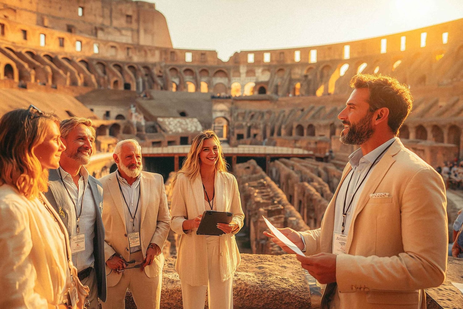 Colosseo all'ora d'oro: tour guidato con Arena