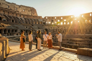 Colosseum at Golden Hour: Guided Tour with Arena Floor