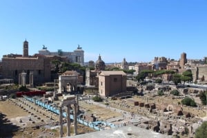 Indgang til Colosseum med digital audioguide og mulighed for arena