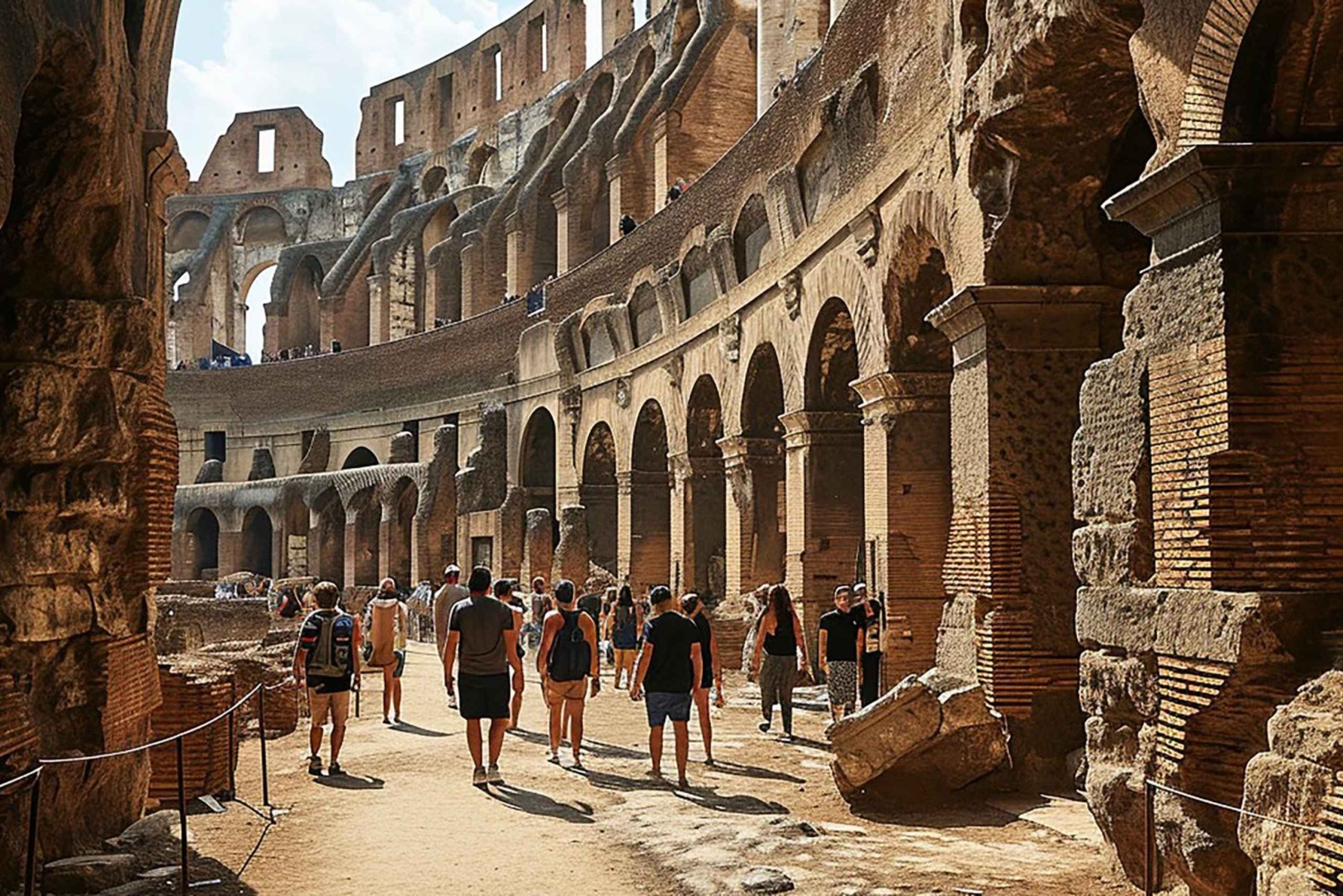 Colosseum, Forum Romanum og Palatinerhøyden