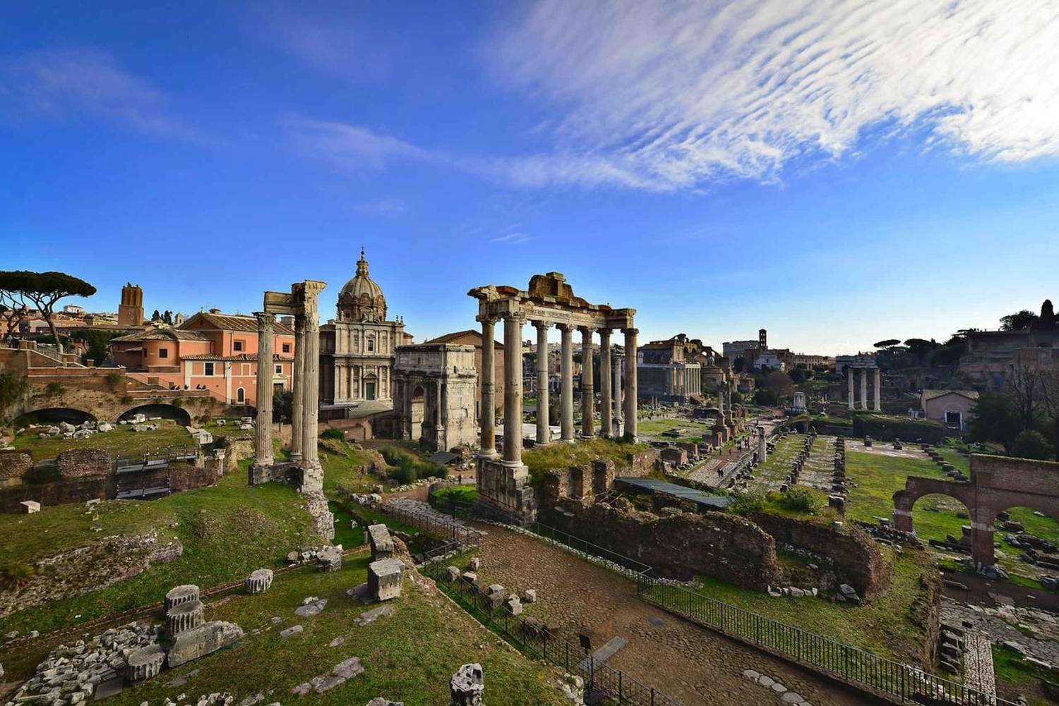 Colosseum, Forum Romanum og Palatinerhøyden