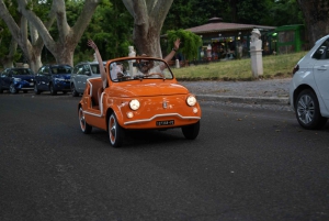 デラックスヴィンテージカブリオレフィアット500シティツアーとフォトシューティング