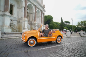 デラックスヴィンテージカブリオレフィアット500シティツアーとフォトシューティング