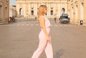 Enjoy your photos alone in Rome