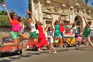 EXPローマ：ヴィンテージのフィアット500クラシックカーで行く3時間のドライブツアー