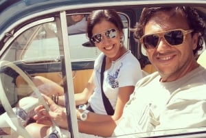 EXPローマ：ヴィンテージのフィアット500クラシックカーで行く3時間のドライブツアー