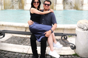 Servizio fotografico professionale con Fiat Cinquecento retrò