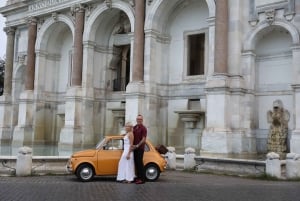 Rome: Fiat 500 Vintage City and Photo Tour