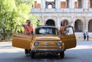 Rome: Fiat 500 Vintage City and Photo Tour