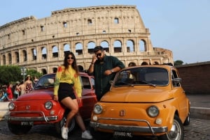 Rome: Fiat 500 Vintage City and Photo Tour