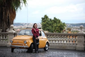 Rome: Fiat 500 Vintage City and Photo Tour