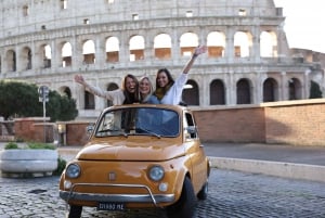 Rome: Fiat 500 Vintage City and Photo Tour