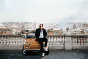 Rome: Fiat 500 Vintage City and Photo Tour