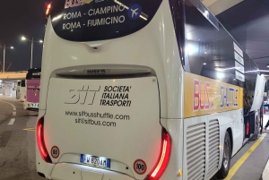 Fiumicino lufthavn (FCO): Skyttelbuss til/fra Roma Termini