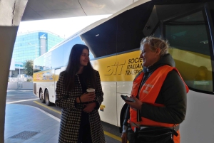 Fiumicino lufthavn (FCO): Skyttelbuss til/fra Roma Termini