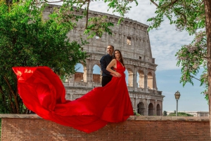 フライングドレスフォトセッション