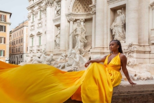 フライングドレスフォトセッション