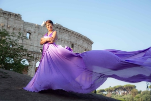 フライングドレスフォトセッション