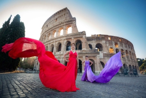 フライングドレスフォトセッション