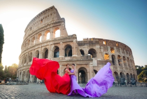 フライングドレスフォトセッション