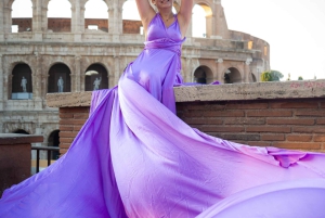 フライングドレスフォトセッション