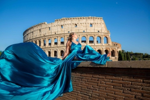 フライングドレスフォトセッション