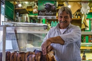 Frascatin viinitie Roomasta: Lounas