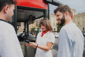 En bus à arrêts à arrêts multiples : visite en arrêts multiples de Rome et transfert en bus