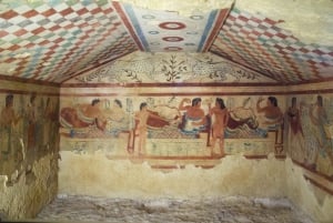 Desde Civitavecchia: Tarquinia y visita a la Unesco con almuerzo