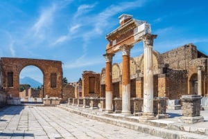 Fra Rom: Det bedste af Pompeji med guidet tur og dagstur til Sorrento
