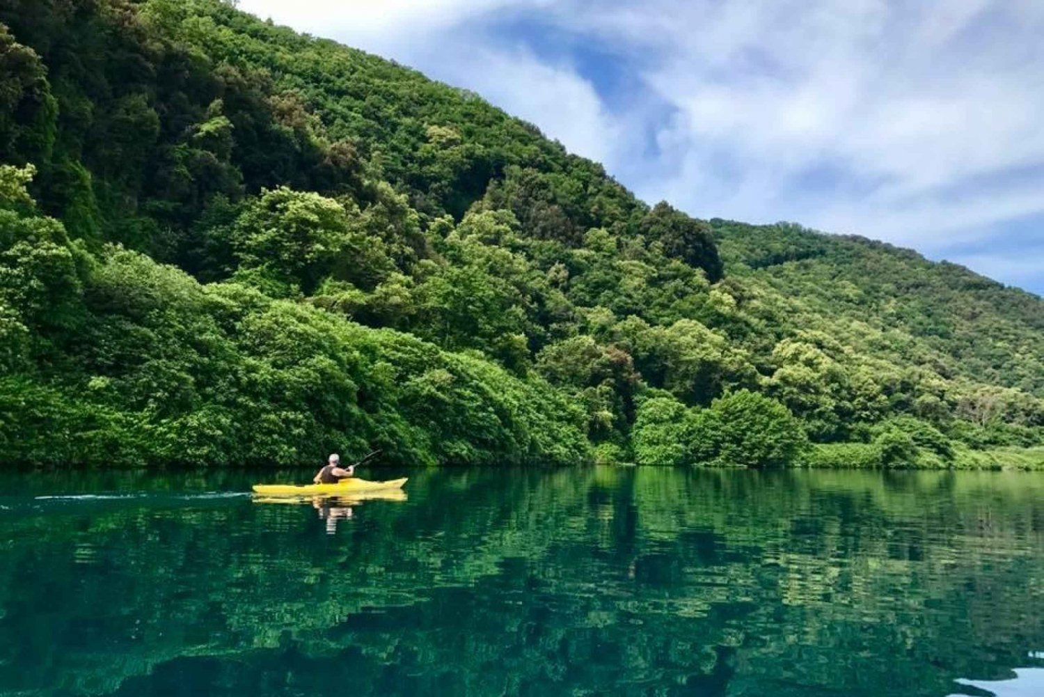 From Rome: Kayak on a Scenic Lake in Castel Gandolfo