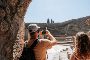 Från Rom: Dagsutflykt till Pompeji och Amalfikusten