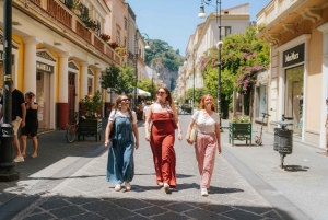 Från Rom: Dagsutflykt till Pompeji och Amalfikusten