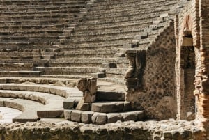 Da Roma: Escursione di un giorno a Pompei e al Vesuvio con pranzo