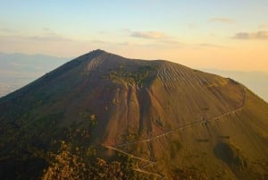 Da Roma: Escursione guidata di un giorno a Pompei e al Vesuvio con pranzo