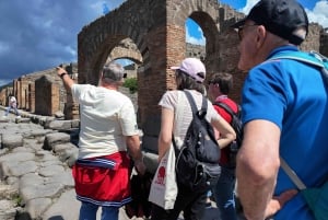 Vanuit Rome: Pompeii Ruïnes Tour met deskundige gids & snelle trein