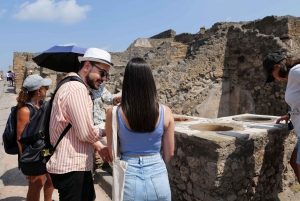 Vanuit Rome: Pompeii Ruïnes Tour met deskundige gids & snelle trein